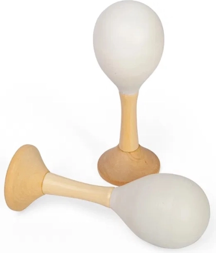 Bigjigs Toys Rumba-Kugeln Junior – natur