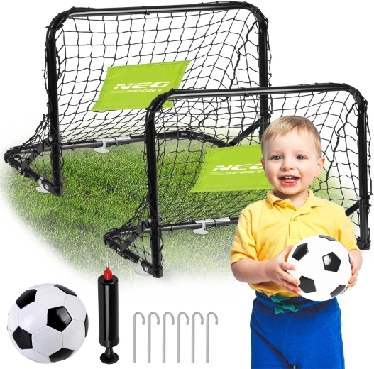 Neo-Sport Fußballtor-Set für Kinder, 2 Stück