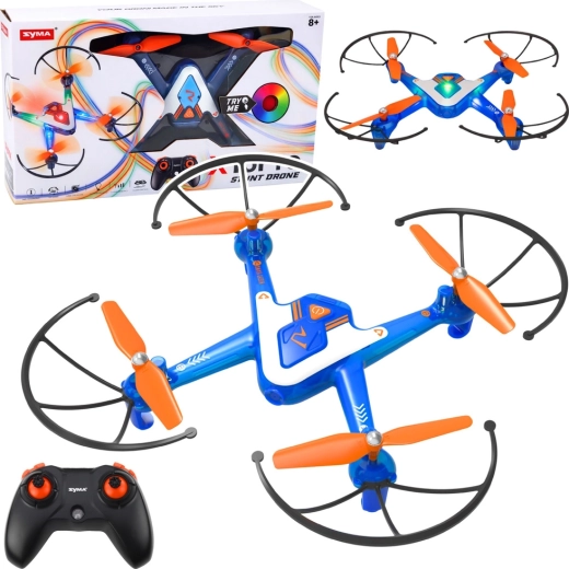 Akrobatik-Drohne X15 Pro mit optischer Positionierung und LED-Beleuchtung