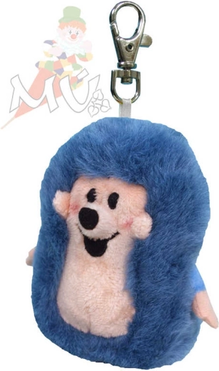 Moravská ústředna Igel mit Karabiner graublau - 1 Stück