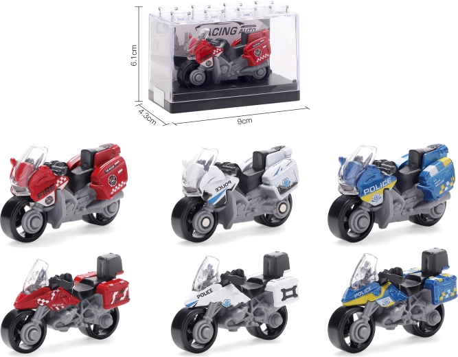 Metallmotorradmodell 1:64 – mehrere Varianten