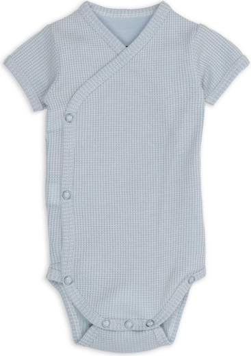 Lodger Baby-Body mit kurzen Ärmeln ciumbelle blue fogg Gr. 68