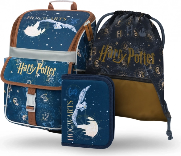 Schulset Harry Potter Hogwarts: Tornister, Federmäppchen, Beutel