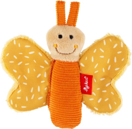 Sigikid erstes Kuscheltier Schmetterling Gelb mit Knisterfolie