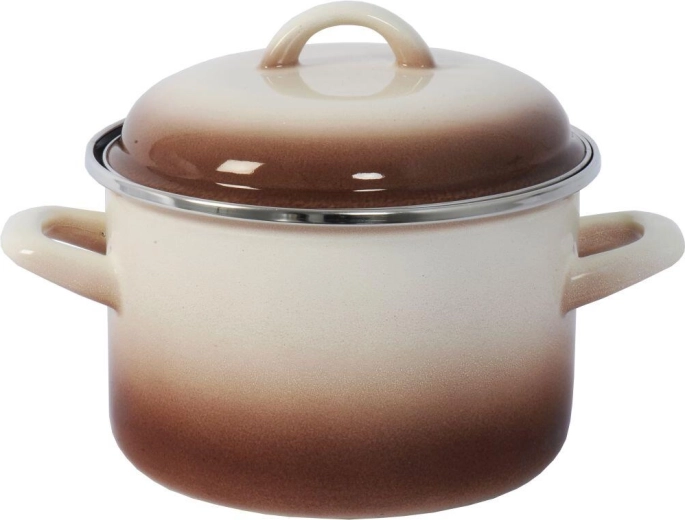Topf mit Deckel 16 cm, 2 l CAPUCCINO