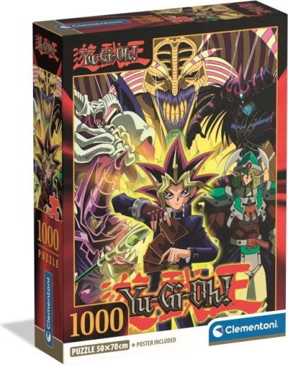 Puzzle Yu-Gi-Oh! – Anime-Collage 1000 Teile CLEMENTONI