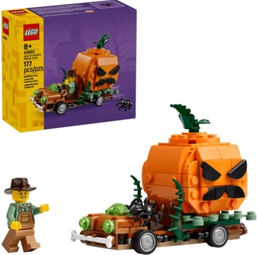 Lego Iconic Kürbis-Pickup zu Halloween