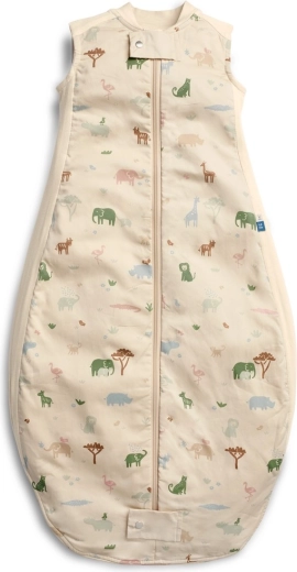ErgoPouch Schlafsack aus Bio-Baumwolle Sheeting Savannah 1 TOG (8–24 Mon., 8–14 kg)