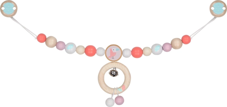 Schnullerkette mit Clips goki Atlantischer Papageitaucher - 1 Stück