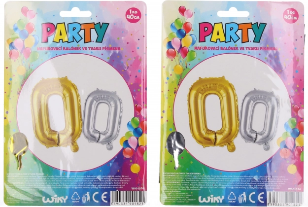 Aufblasbarer Ballon in Form des Buchstabens O