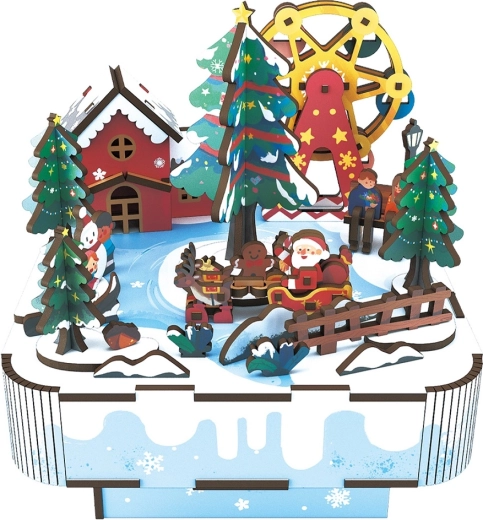 2Kids Toys 3D-Holzbausatz Spieluhr Weihnachten mit Santa