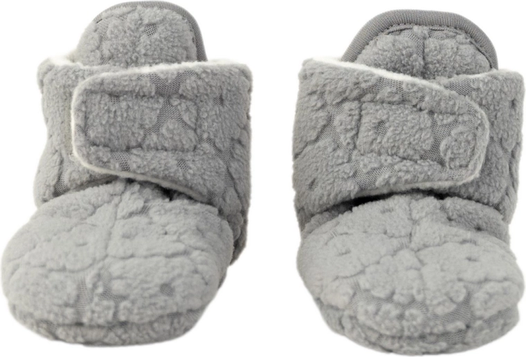 Lodger Baby-Krabbelschuhe Slipper Folklore Fleece Drizzle 6–12 Monate