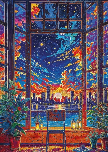 Puzzle ART PUZZLE WOWO Series: Traumhafter Ausblick 1000 Teile
