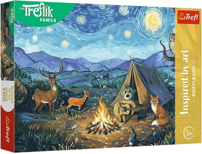 Trefl Inspired by Art Puzzle am Feuer 100 Teile