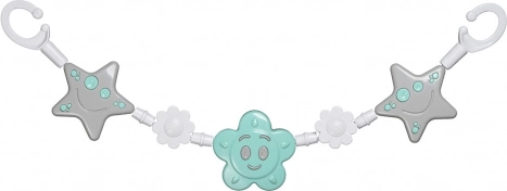 Hängespielzeug für den Kinderwagen – Sonne und Sterne