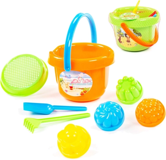 Polesie großes Sandspielset im Eimer – 1 Stück