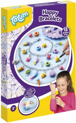 Set zur Herstellung von Armbändern aus selbsthärtender Modelliermasse TOTUM