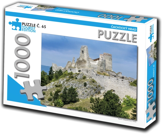 Touristenpuzzle Čachtice Burg 1000 Teile
