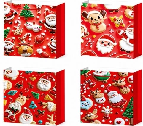 Weihnachtsgeschenktüte in Größe L