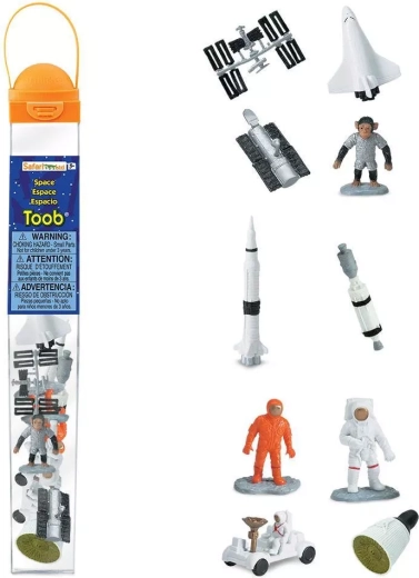Safari Ltd. Toobs-Röhre Weltraum mit 10 Figuren