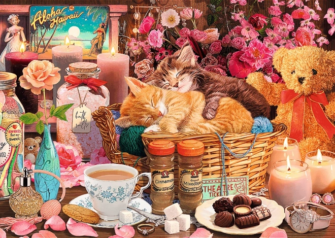Trefl Puzzle Premium Plus Tea Time alles Schöne 1000 Teile