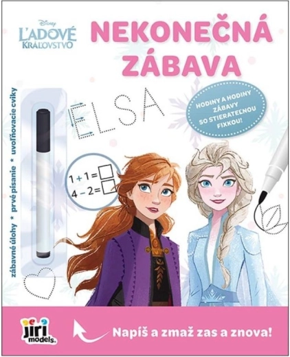 Disney Frozen unendlicher Spaß – abwischbares Kreativheft mit Stift