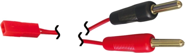 BEC-Ladekabel mit Bananenstecker von JAMARA