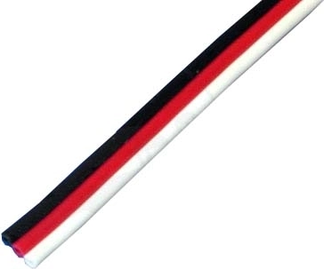 Dreiadriges flaches Servokabel Futaba 3 × 0,33 mm – 1 m