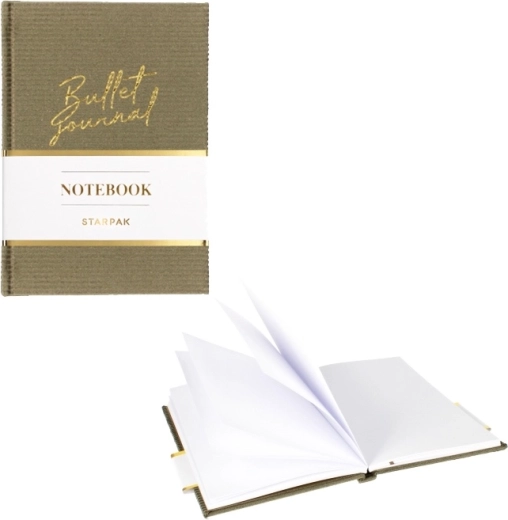 Elegantes Notizbuch olivfarben A5