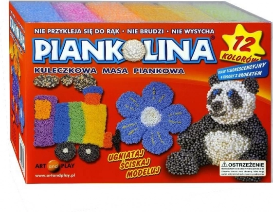 Piankolina – Schaumknete, Set mit 12 Blöcken