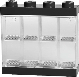 LEGO Sammlervitrine für 8 Minifiguren – Schwarz