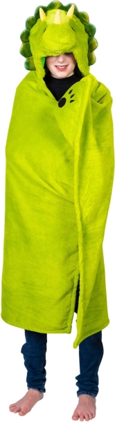 Cozy Noxxiez wärmende Kapuzendecke Dinosaurier