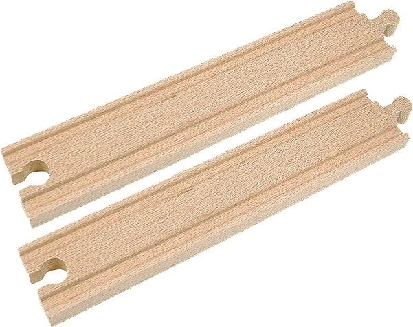 Lange Gleise für Holzeisenbahnen 23 cm