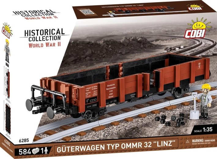 COBI Historical Collection WWII Güterwagen Typ OMMR 32 Linz 1:35
