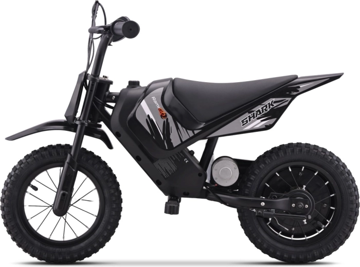 Elektrisches Kinder-Motorrad SHARK – schwarz