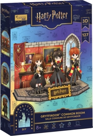 Cubic Fun Harry Potter Gryffindor-Gemeinschaftsraum 3D-Puzzle