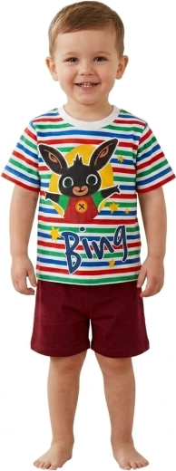 Kinderpyjama Bing mit Streifen