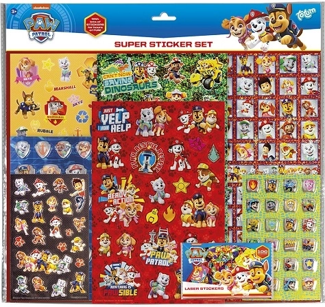 CCG Paw Patrol Sticker-Set – Super-Set (8 Bögen)