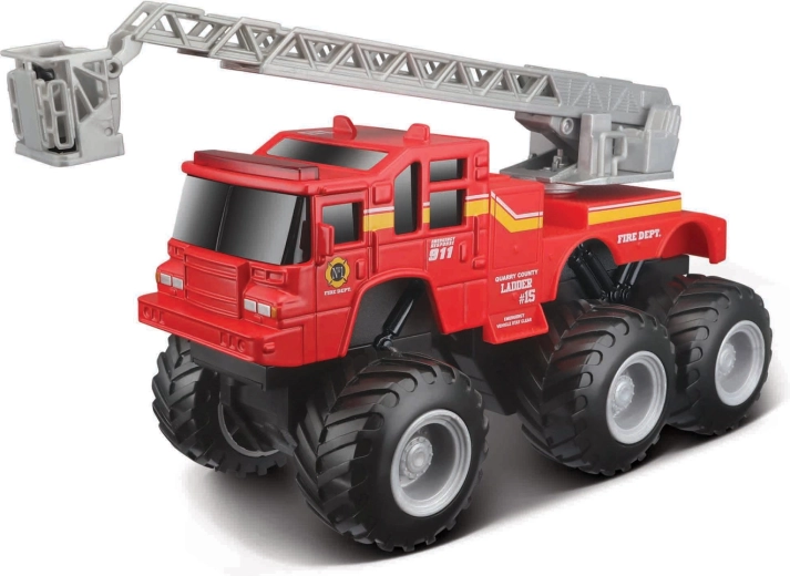 Maisto Builder Zone Quarry Monsters Nutzfahrzeug mit Leiter