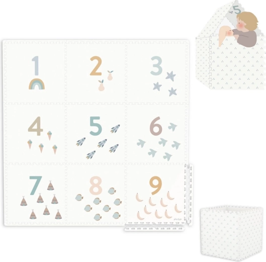 Play&Go tiloo EEVAA Spielmatte 2-in-1 Numbers