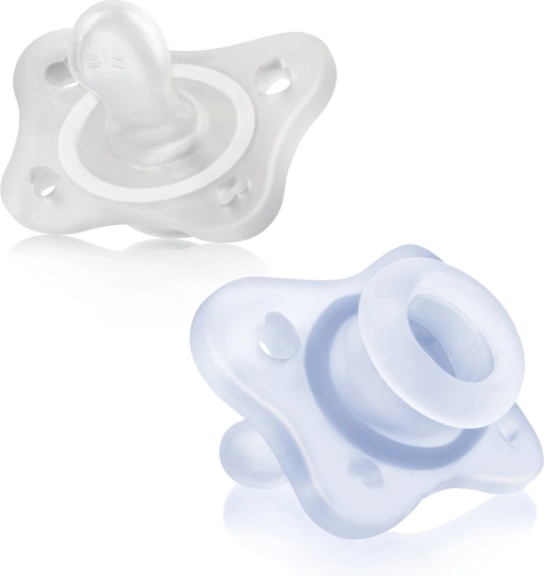 Chicco PhysioForma Mini Soft Schnuller aus Vollsilikon 0–2 Monate für Jungen 2 Stk.