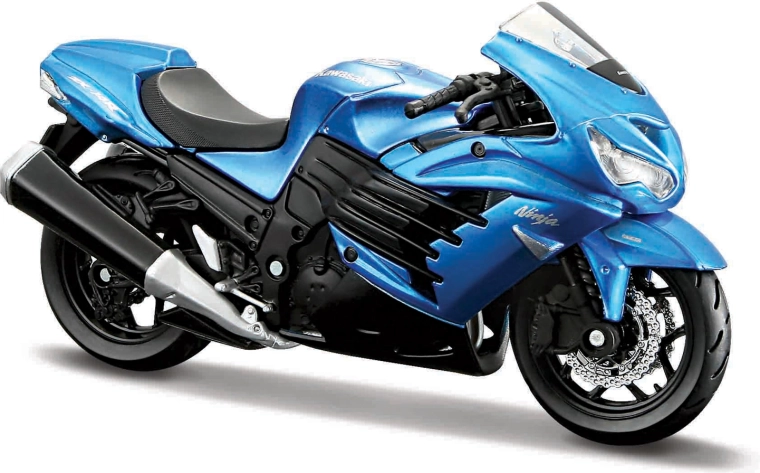Maisto Motorrad Kawasaki Ninja ZX-14R blau 1:18