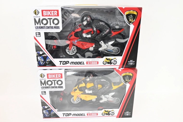 Ferngesteuertes Motorrad mit Ladegerät