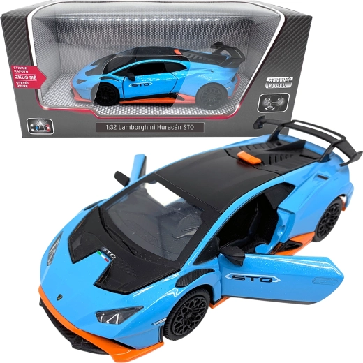 Metallmodell 1:32 LAMBORGHINI HURACÁN STO blau