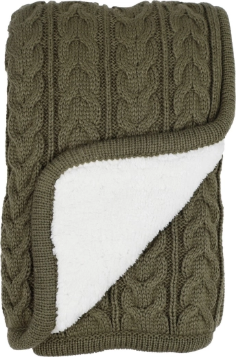 Vinter & Bloom Decke Cuddly Dusty Olive