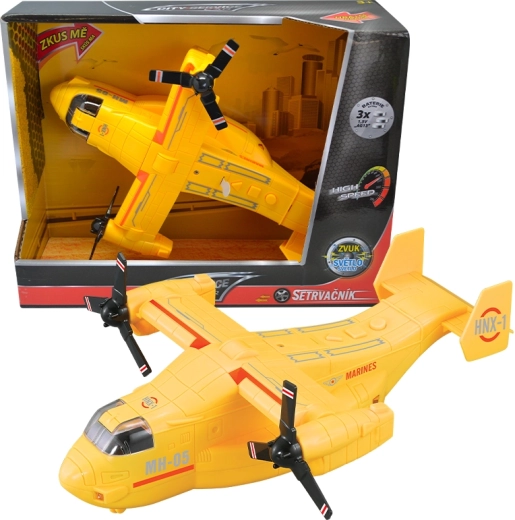 Flugzeug Osprey 1:16 gelb