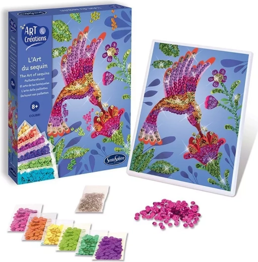Sentosphère bunte Pailletten Kolibri