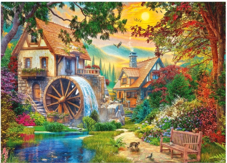 Puzzle DINO Malerische Mühle 3000 Teile