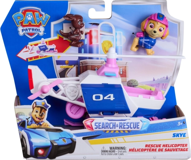 PAW Patrol Rettungshelikopter von Skye mit Figuren
