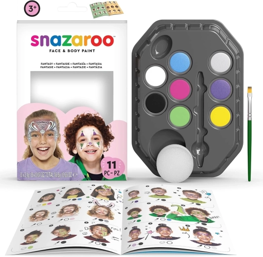 Snazaroo Set für Gesichts- und Körperfarben 8 Stk.